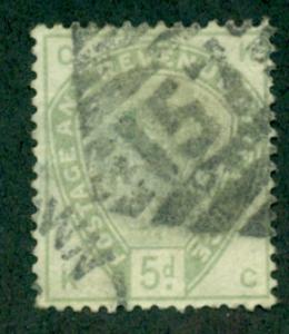 Great Britain #104  Used  F-VF  Scott $200.00