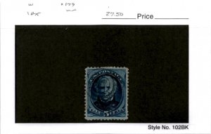 United States Postage Stamp, #179 Used, 1875 Zachery Taylor (AI)