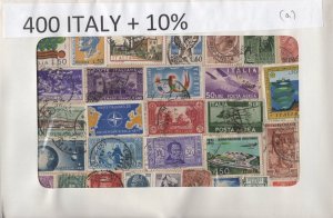 A Nice Selection Of 400 Mixed Condition Stamps From Italy.  #02 ITAL400a