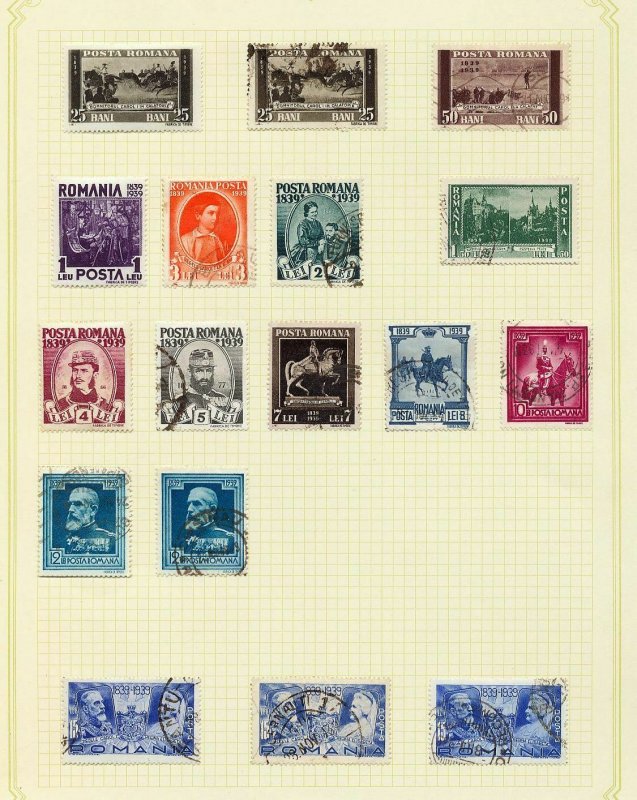 ROMANIA 1930s/40s M&U Incl.Imperfs Sport (Appx 90 Items)(Rom20