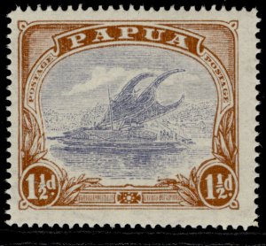 AUSTRALIA - Papua GV SG95b, 1½d cobalt & light blue, LH MINT. Cat £10. 