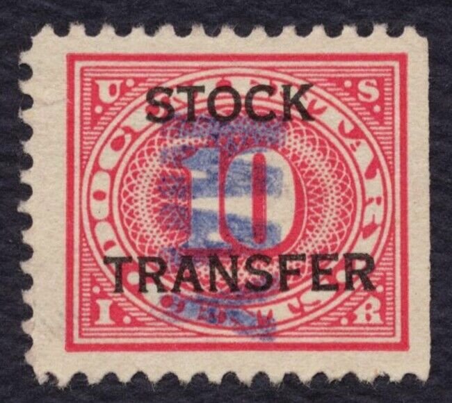 #RD5 10c Stock Transfer, Used [5] **ANY 5=FREE SHIPPING**