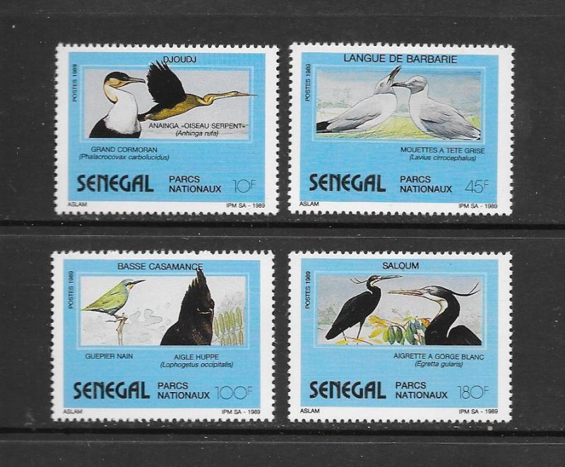 BIRDS - SENEGAL #849-52  MNH