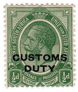 (I.B) South Africa Revenue : Customs Duty ½d