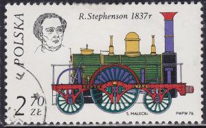 Poland 2147 The R. Stephenson, 1837 2.70zł 1976