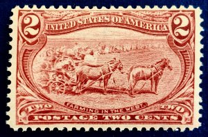 US scott# 286 MNH OG VF+ 1898 2c Trans-Mississippi Exposition