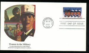 US 3174 Women in Military Service UA Fleetwood cachet FDC