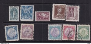 Hungary 1923 Mi 369-9 Complete Year (-1 stamp) MH/Used 16065