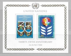 United Nations 324 35th UN s.s. MNH