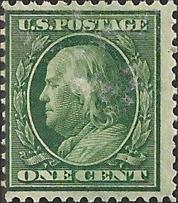 # 331 USED GREEN BEN FRANKLIN
