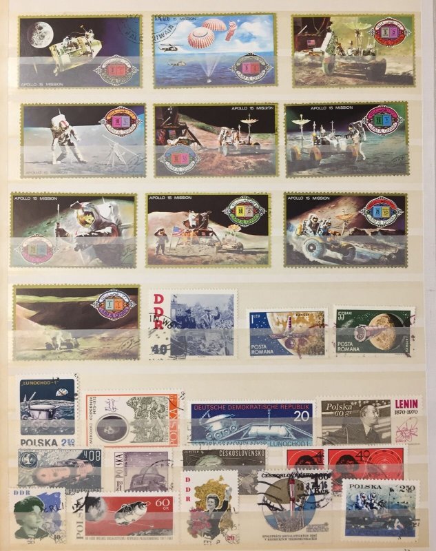 Space World Used MNH MH Stockbook Collection(600+) GM3219  1,2kg