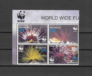 MICRONESIA 2005 WWF SG 1347/1350 MNH