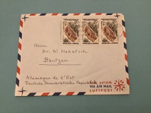 Senegal 1962 to Germany Wild Animal Air Mail Stamps Cover R41555