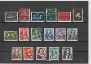 Netherlands  Scott#  245-261  MH  (1943-4)