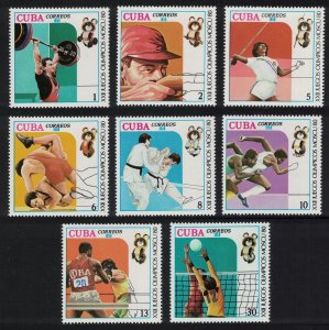 Caribic Olympic Games Moscow 8v 1980 MNH SG#2611-2618