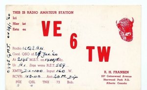 2x2c wilding issue post card 1960 with receiver >> RUSSIA USSR << Canada