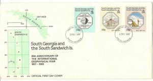 South Georgia 1987 Geophysical Year FDC