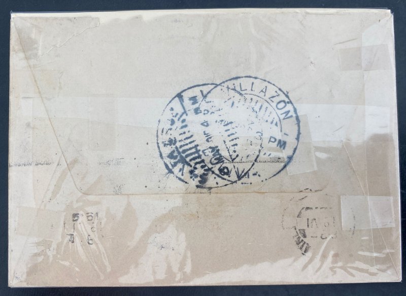 1919 San Jose Bolivia Cover To New York Usa Via Buenos Aires