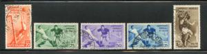 ITALY-Scott #324-328, Sassone #357-361,Used, Cat. $843.75