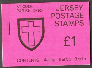 Jersey Great Britain 1976 St. Queen's Parish Crest Arms Booklet Mi. MH 0...