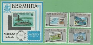 **Bermuda, SC# 504-8 MNH VF Complete Set, CV $22.10