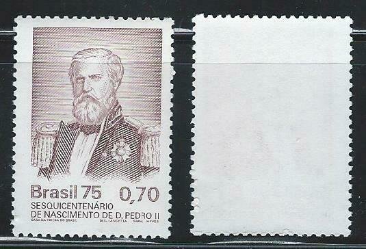 Brazil Sc 1416 MNH VF Don Pedro II Sesquicentennial Birth 1975 Emperor