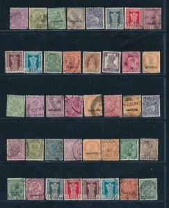 D389889 India Nice selection of VFU Used stamps