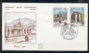 Monaco 1990 Europa Post Offices FDC