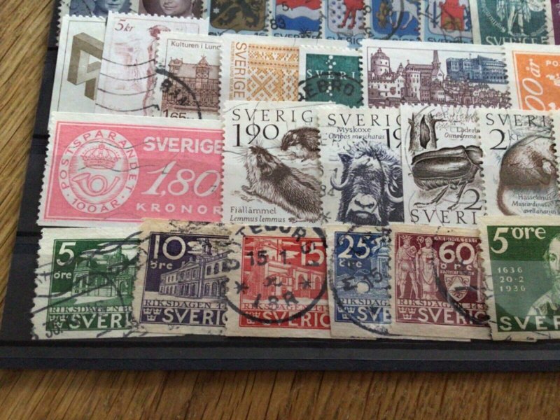 Sweden mounted mint or used stamps  A12387