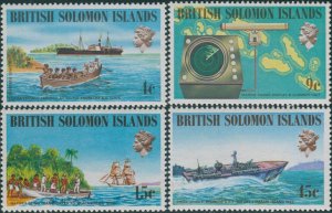 Solomon Islands 1974 SG254-257 Ships and Navigators set MNH