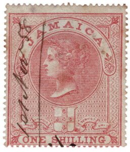 (I.B) Jamaica Revenue : Judicial 1/- (1858)