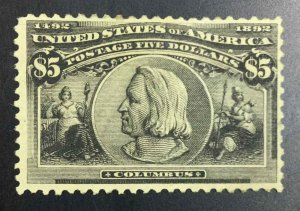 MOMEN: US STAMPS #245 MINT OG H LOT #74348*