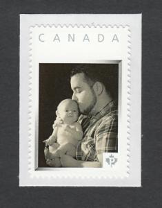 DAD WITH BABY BOY = picture postage personalized stamp MNH Canada 2013 [p3sn12]