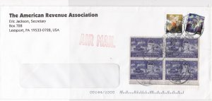 United States 1999 Airmail Revenue Ass.Commercial Multi Stamps Cover ref R 19097