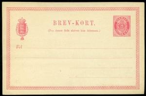 DENMARK 8ore, Single Card, (8) unused, VF