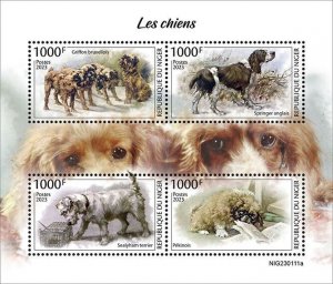 2024 03 - NIGER - DOGS             4V  complet set    MNH **