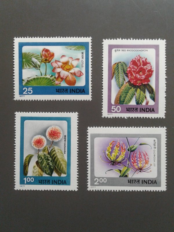 India 760-763 MNH. Scott $ 4.35