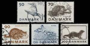 Denmark Scott 580-584 Mint never hinged.