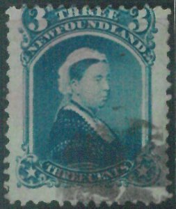 88348 - CANADA: Newfoundland - STAMP: Stanley G #  37 -  USED Queen Victoria