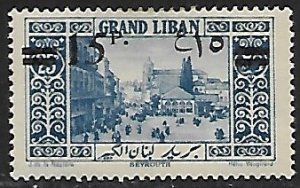 Lebanon # 70 - Beiruth overprint - unused HR....{KlGr}