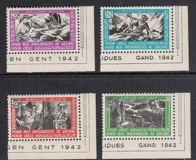 BELGIUM Prisoners of War Non-Scott 1942 MNH