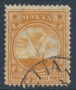 Malta SG 58  SC# 43    Used   1912 please see details and scans