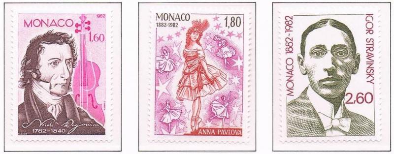 Monaco VF-NH #1346-1348