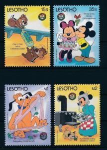 [22301] Lesotho 1986 Disney Christmas Mickey Pluto MNH