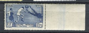 FRANCE; 1938 early Football World Cup Mint Marginal value