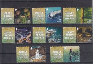 Jersey 2021 Jersey From the Air , SG-2538-2545 - Complete MNH Set 