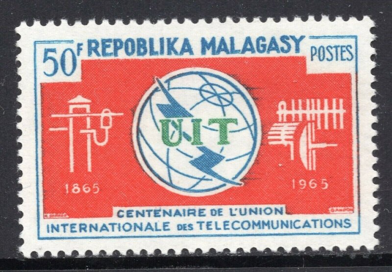 1066 - Malagasy 1965 - UIT - Telecommunication Union - MNH Set