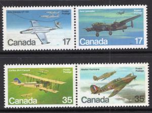 Canada 873-876a Airplanes MNH VF