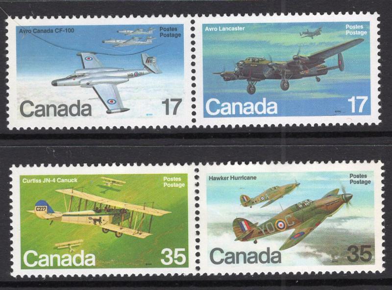 Canada 873-876a Airplanes MNH VF