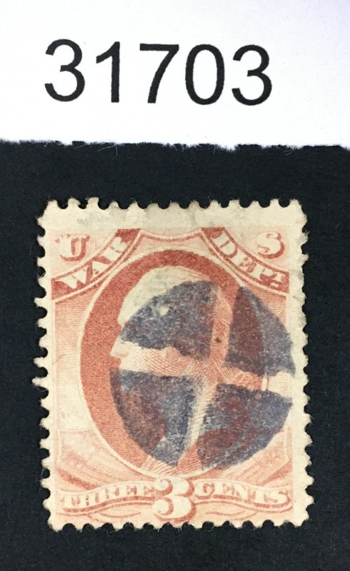 US STAMPS # O116 USED LOT #31703